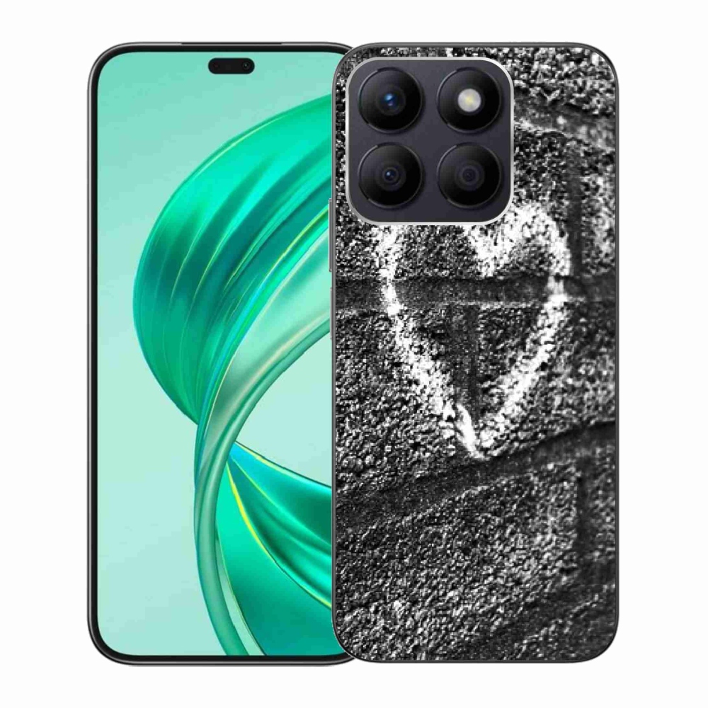 Gélový kryt mmCase na Honor X8b - srdce na stene