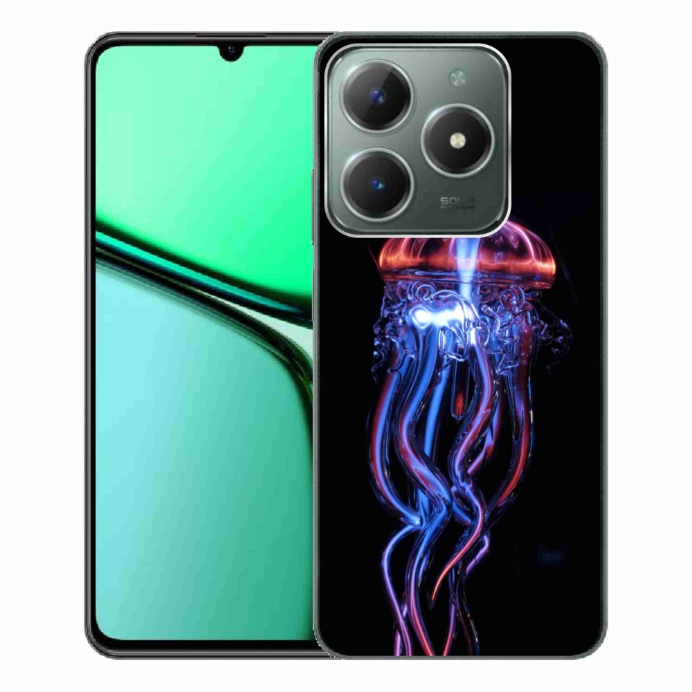 Gélový kryt mmCase na Realme C61 - medúza