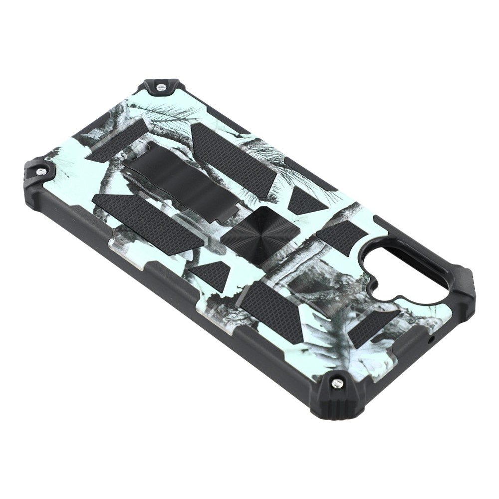 Camouflage odolný kryt na Samsung Galaxy A07 4G - svetlozelený