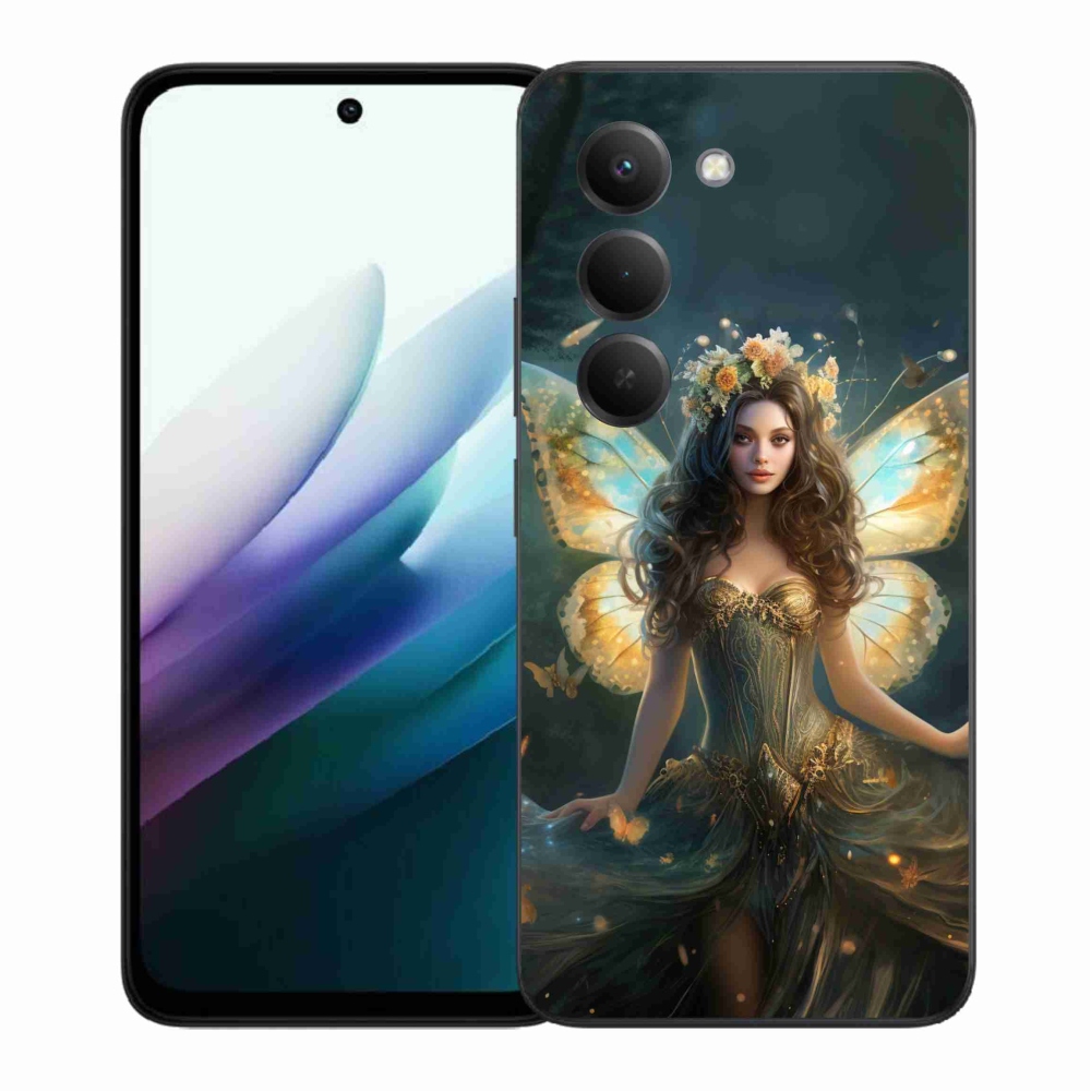 Gélový kryt mmCase na Xiaomi Redmi 15 4G/5G (171mm) - motýlia žena