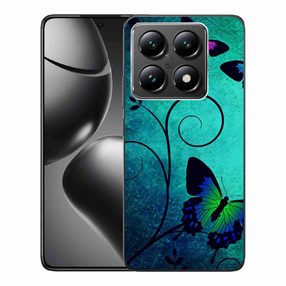 Gélový kryt mmCase na Xiaomi 14T - farební motýle
