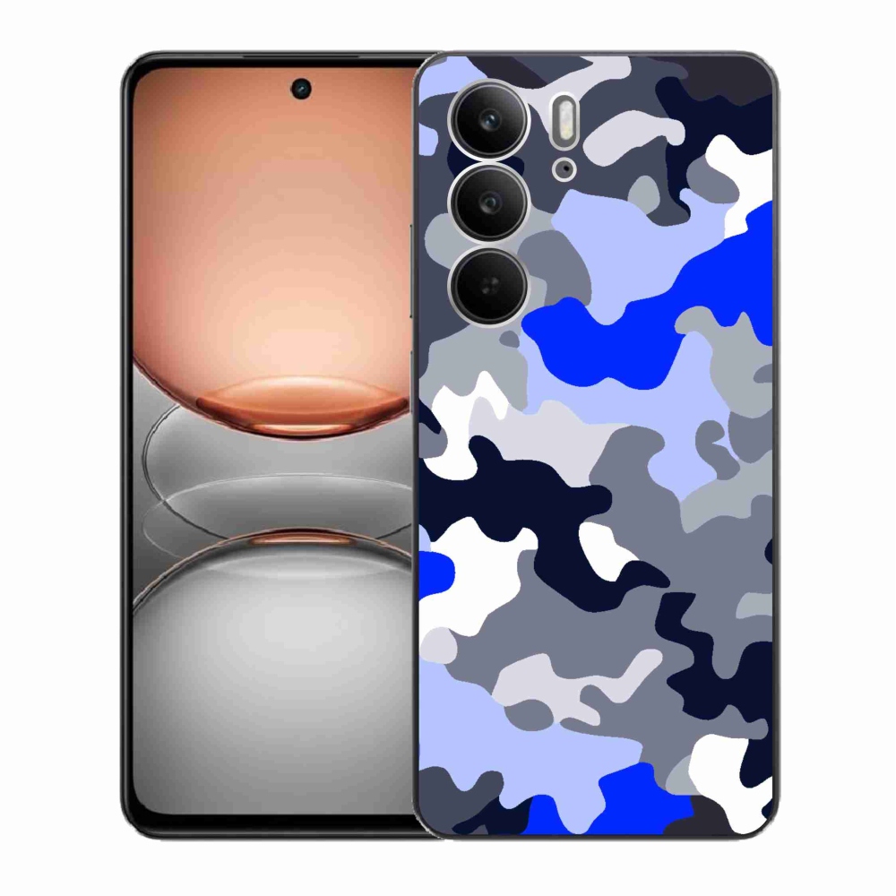 Gélový kryt mmCase na Realme C75 - maskáčový vzor 8
