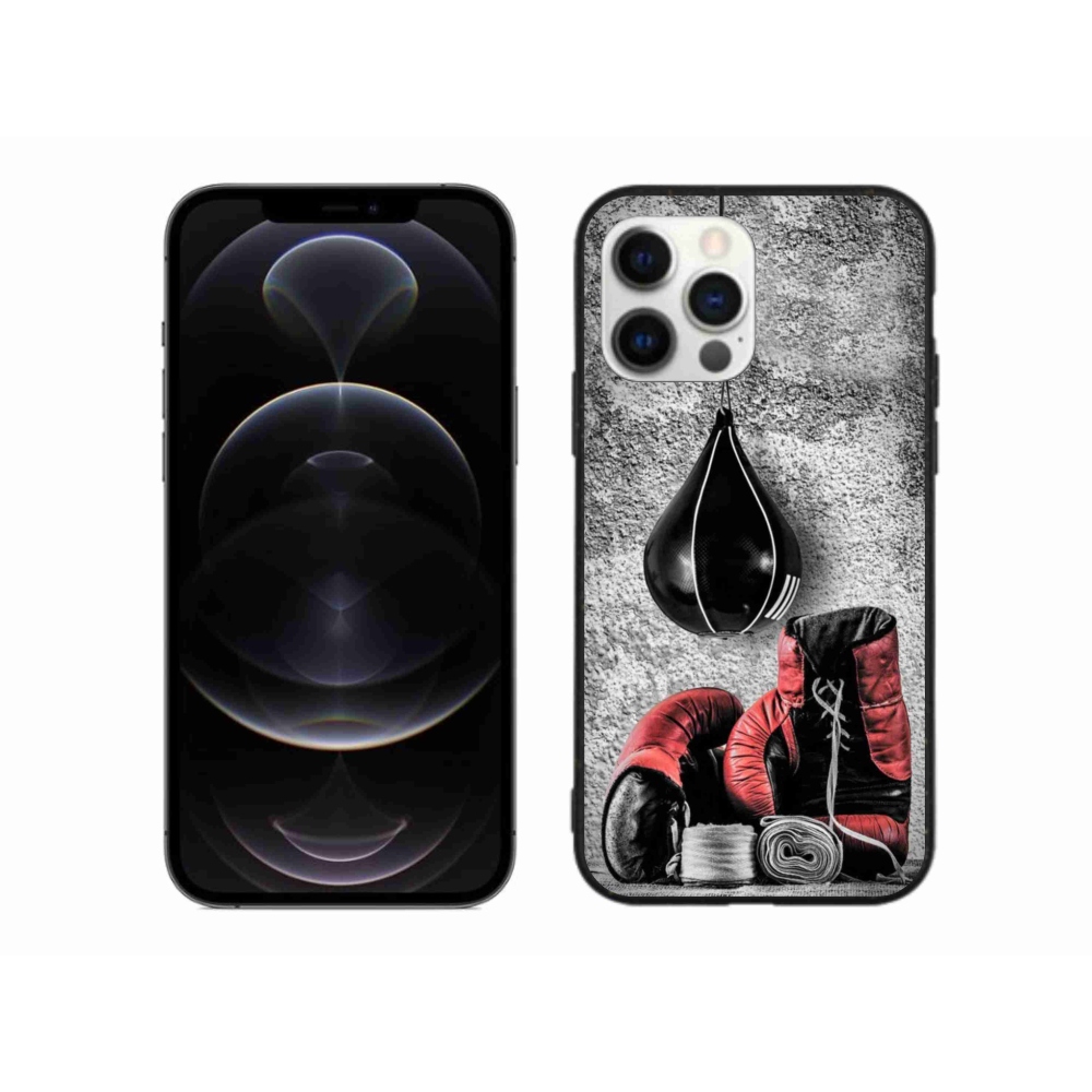 Gélový kryt mmCase na iPhone 12 Pro Max - boxovacie vrece a rukavice