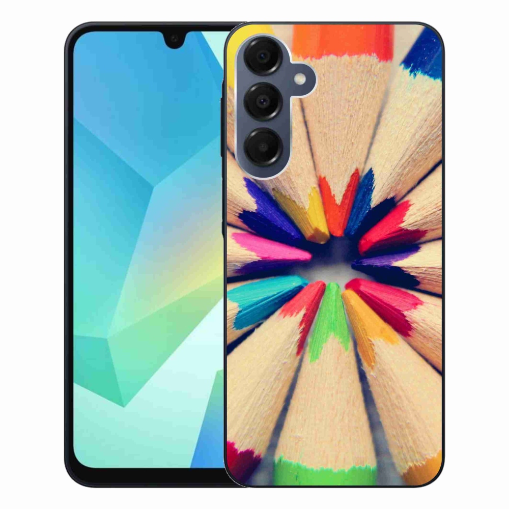 Gélový kryt mmCase na Samsung Galaxy A16 4G/5G - pastelky