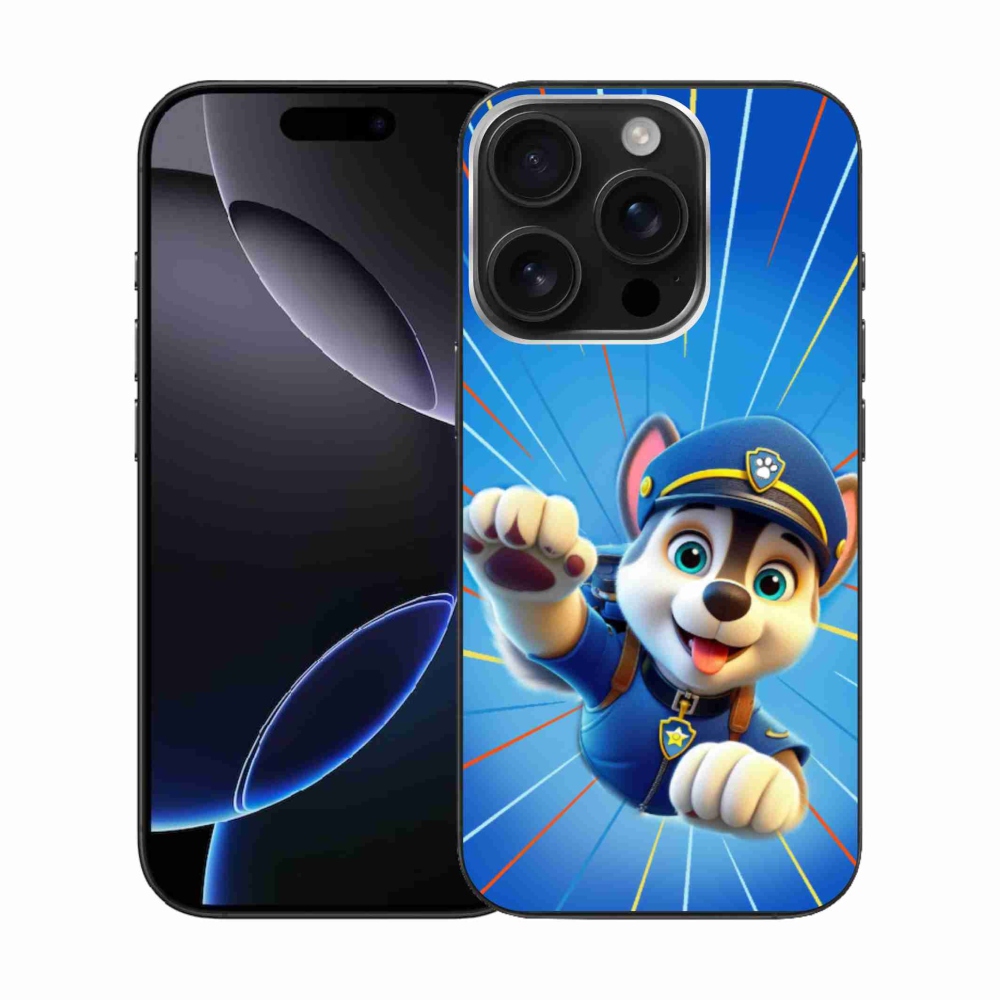 Gélový kryt mmCase na iPhone 16 Pro - labková patrola 2