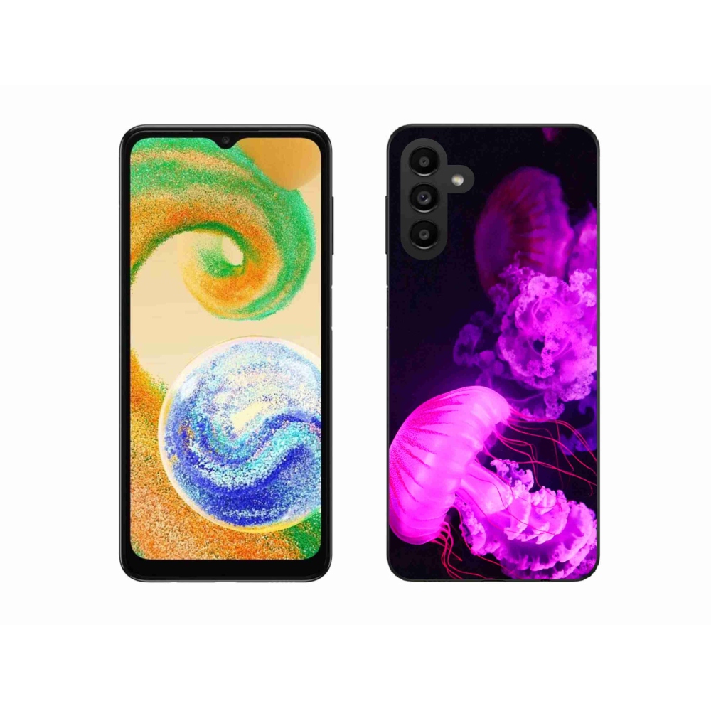 Gélový kryt mmCase na Samsung Galaxy A04s (164.7x76.7x9.1mm) - medúza 1