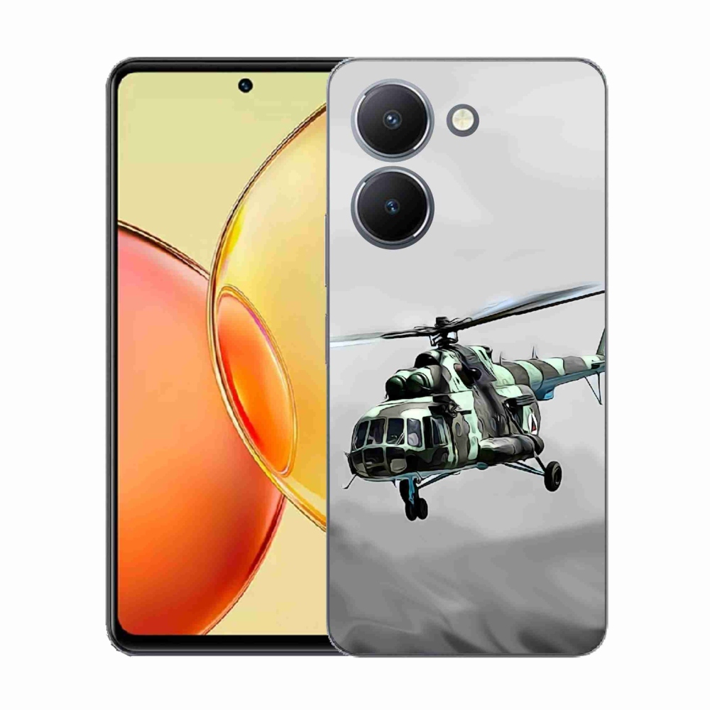 Gélový kryt mmCase na Vivo Y36 - vojenský vrtuľník