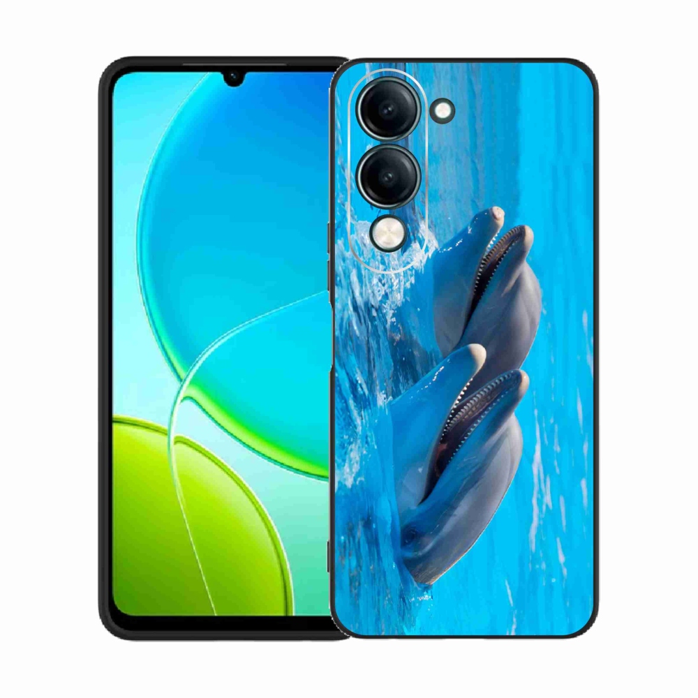 Gélový kryt mmCase na Vivo Y29s 5G - delfíny