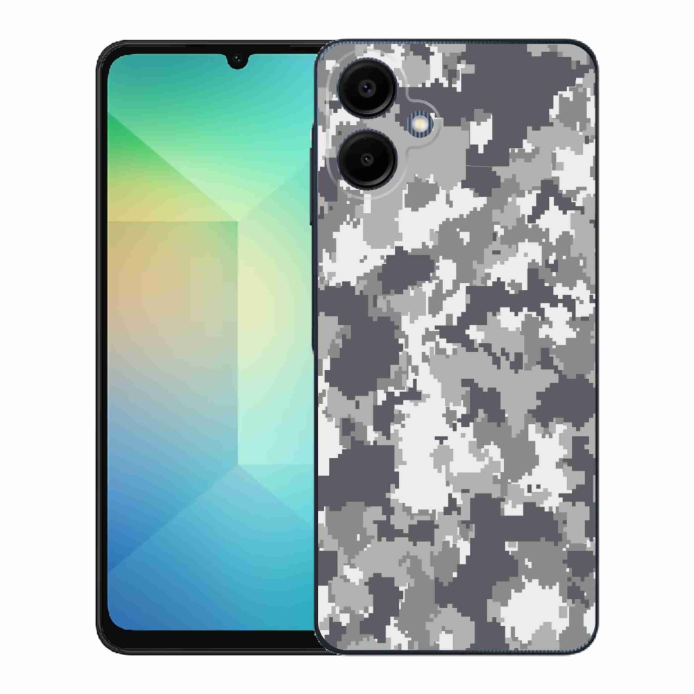Gélový kryt mmCase na Samsung Galaxy A06 4G - maskáčový vzor 2