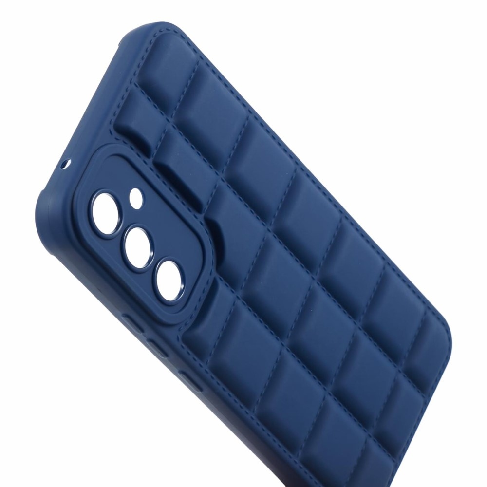Grid odolný gélový obal na Samsung Galaxy A24 - modrý