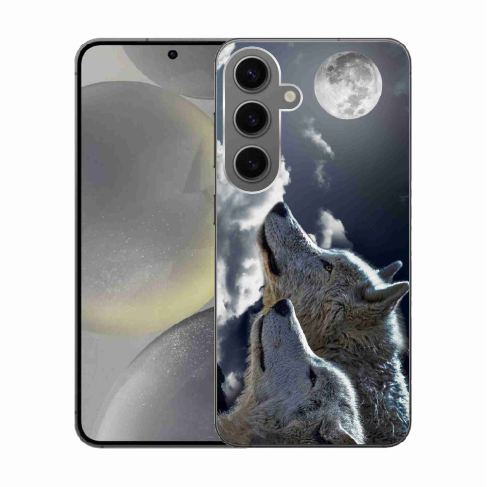 Gélový kryt mmCase na Samsung Galaxy S24 - vlci