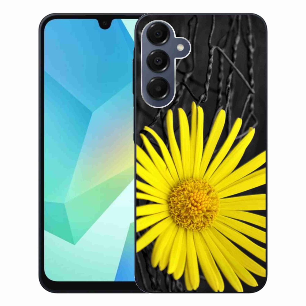 Gélový kryt mmCase na Samsung Galaxy A16 4G/5G - žltá kvetina