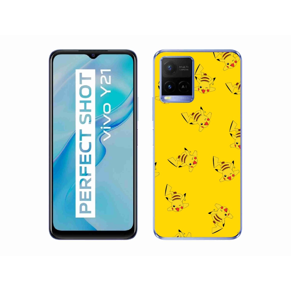 Gélový kryt mmCase na Vivo Y21/Y21s/Y33s - pikachu