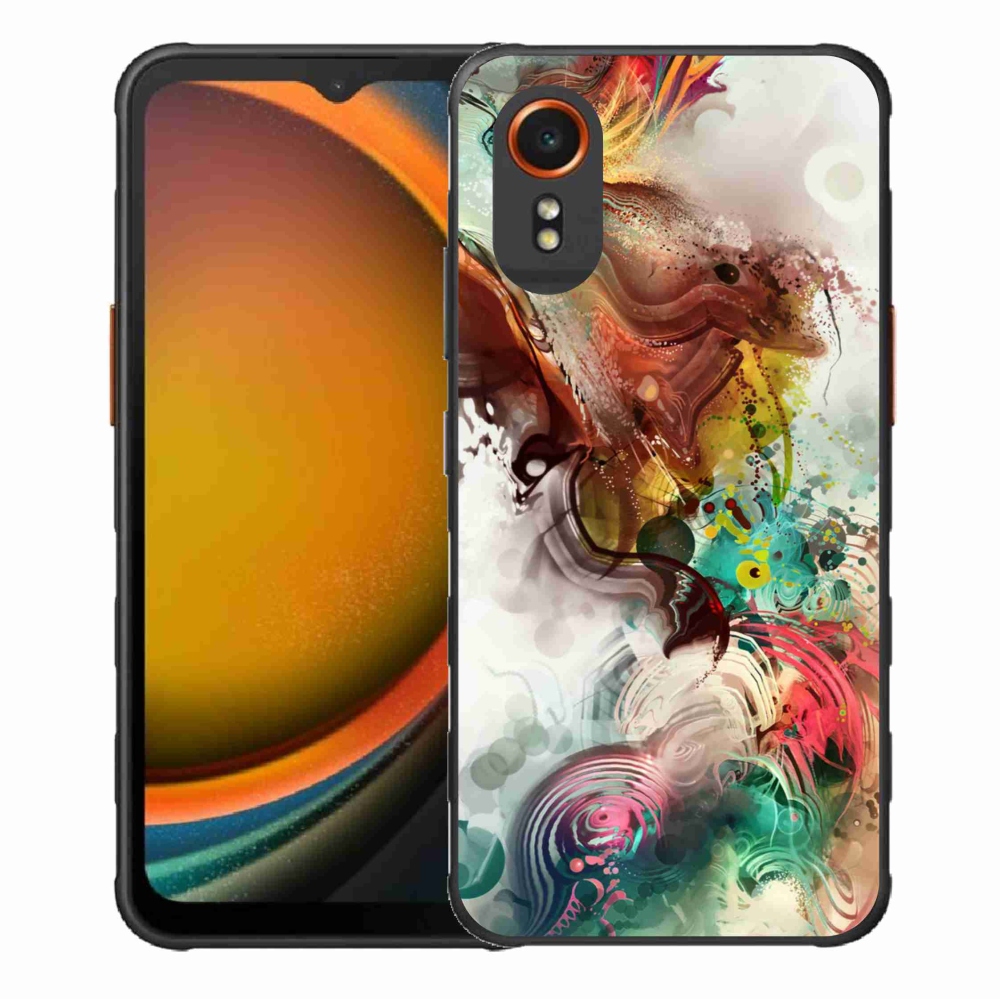 Gélový kryt mmCase na Samsung Galaxy Xcover 7 - abstrakt 1