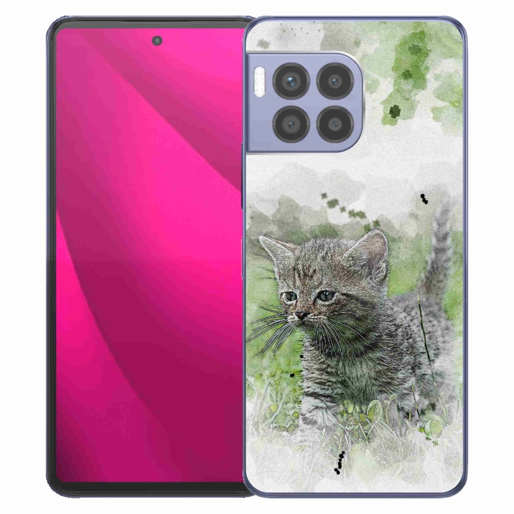 Gélový kryt mmCase na T-Mobile T Phone 2 Pro - roztomilé mačiatko 1