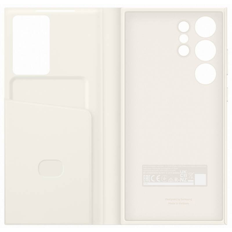 EF-ZS918CUE Samsung Clear View Puzdro pre Galaxy S23 Ultra Cream