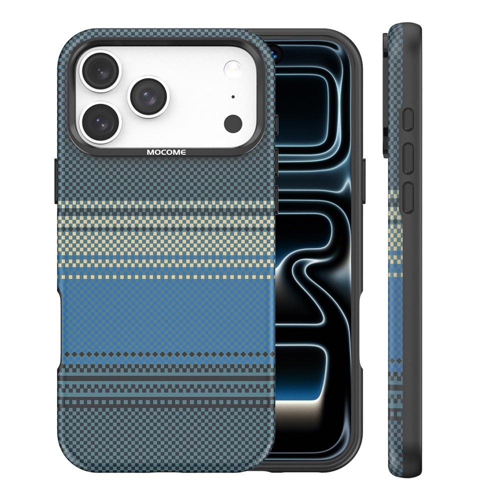 Rainbow odolný kryt s MagSafe na iPhone 18 Pro Max - modrý