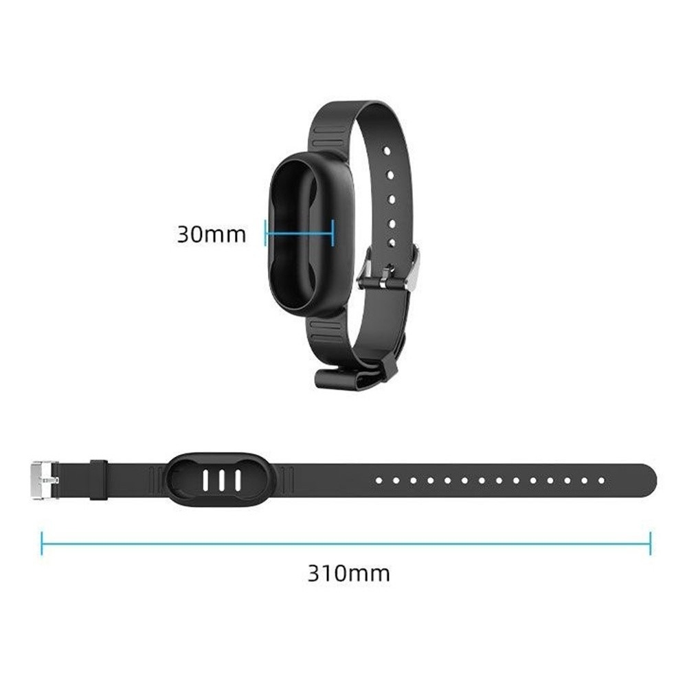 Silikónový ochranný obal s nastaviteľným remienkom pre Insta360 GO 3S - biely