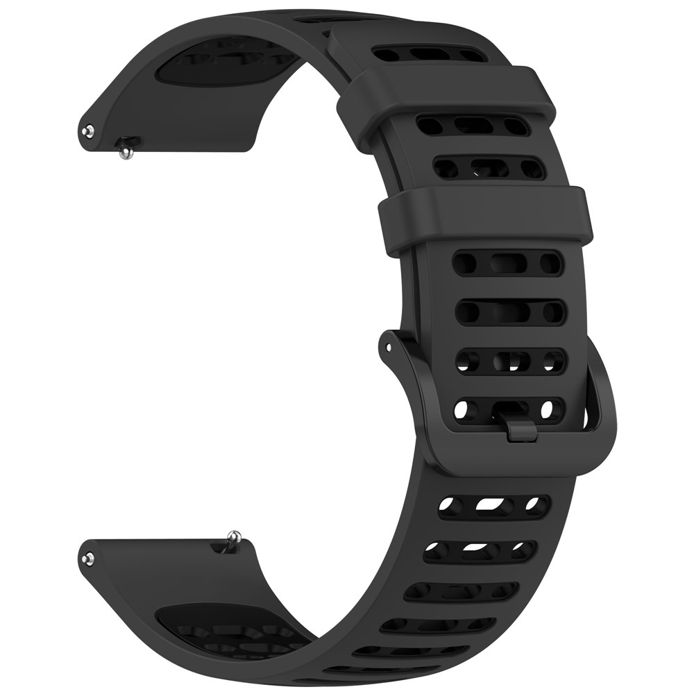 Rang silikónový remienok 22mm na Xiaomi Watch S4 47mm - šedý/čierny