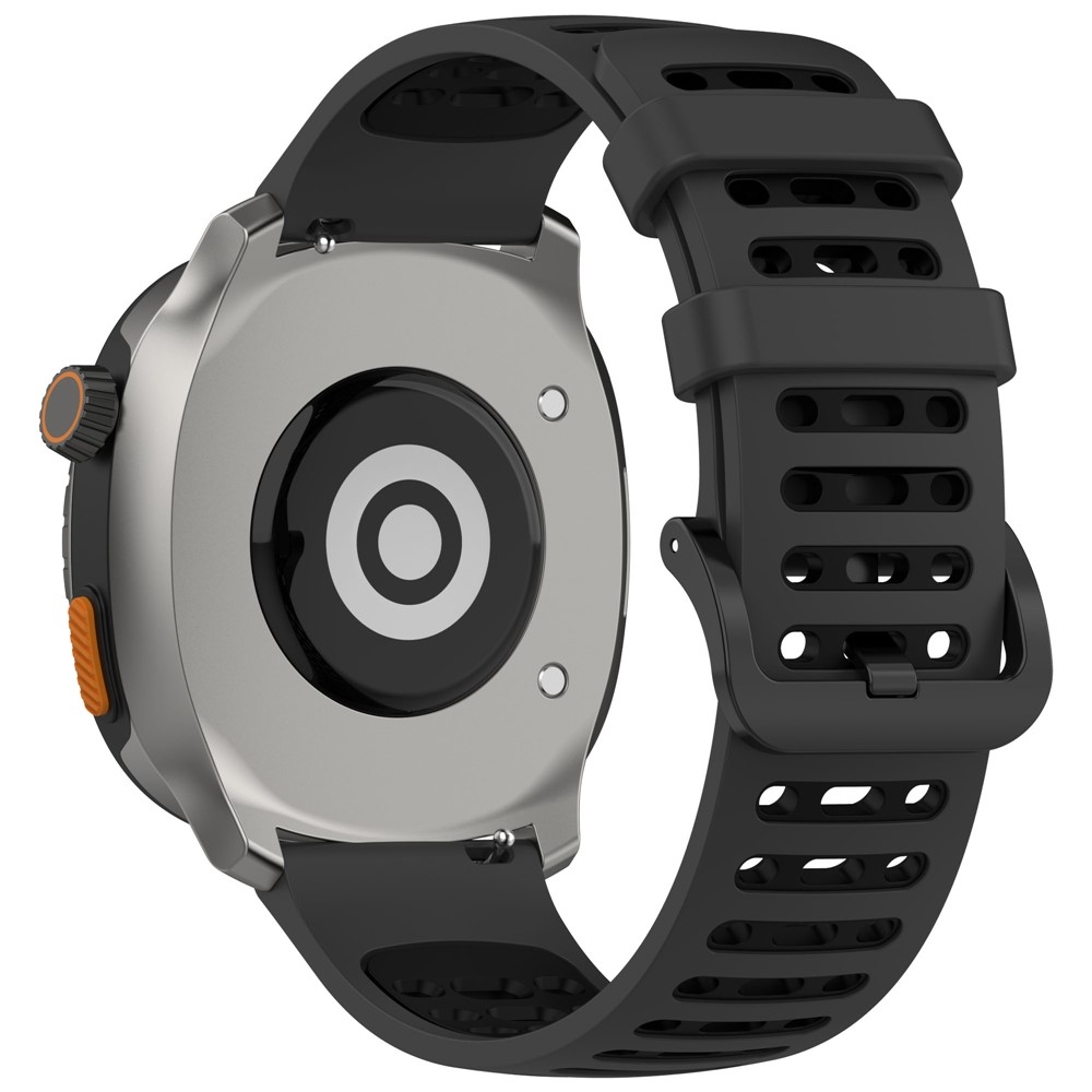 Rang silikónový remienok 22mm na Xiaomi Watch S4 47mm - šedý/čierny