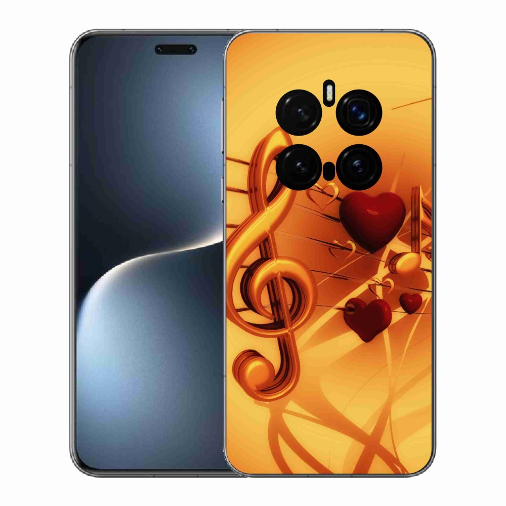 Gélový kryt mmCase na Honor Magic 7 Pro 5G - noty