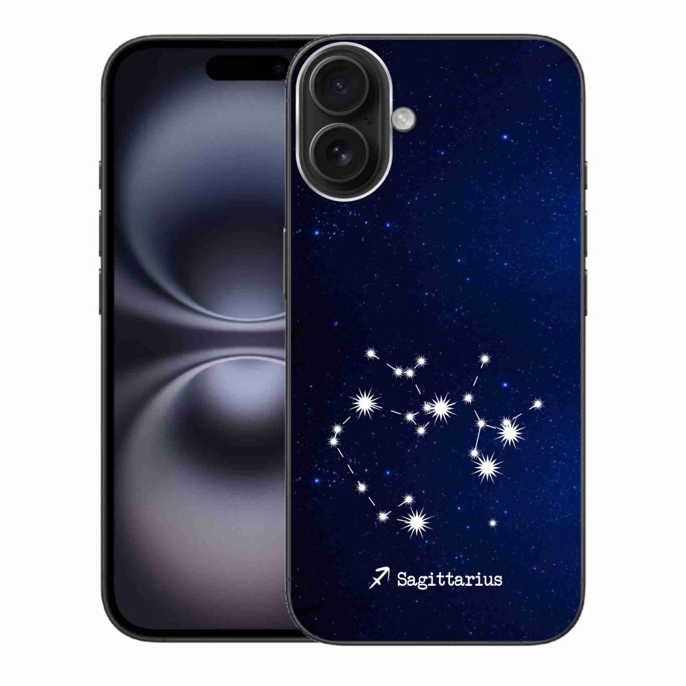 Gélový kryt mmCase na iPhone 16 Plus - súhvezdie Strelca