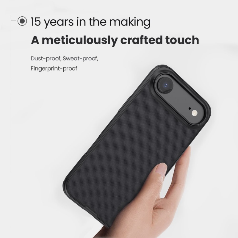 Nillkin Super Frosted PRO Zadný kryt pre Apple iPhone 17 Air Black
