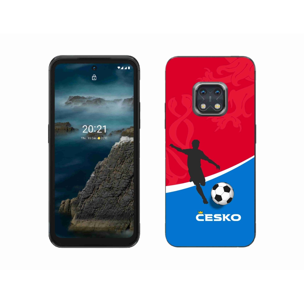 Gélový kryt mmCase na Nokia XR20 - futbal Česko