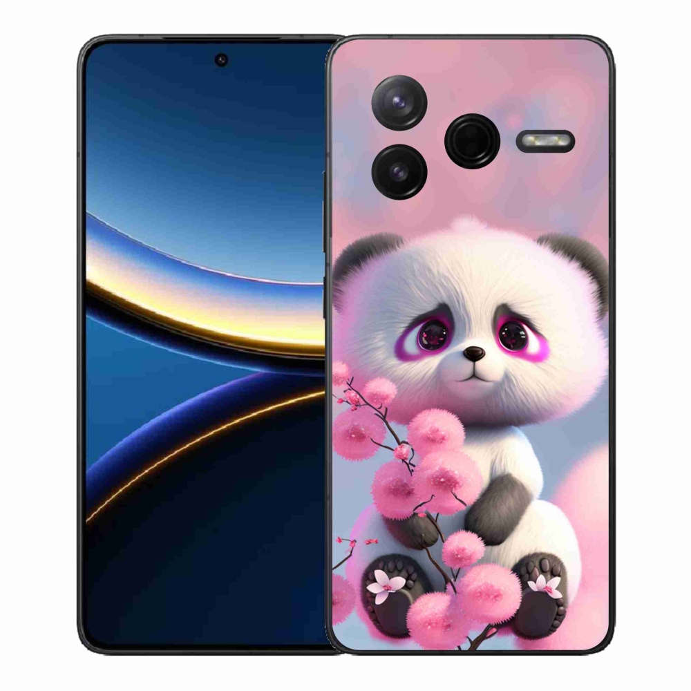 Gélový kryt mmCase na Xiaomi Poco F7 Pro - roztomilá panda 1