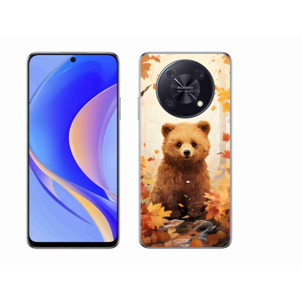 Gelový kryt mmCase na Huawei Nova Y90 - medvěd v lese