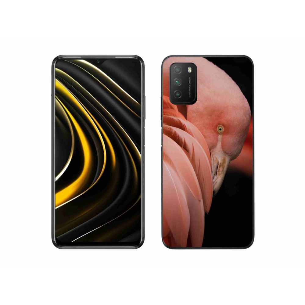 Gélový kryt mmCase na Xiaomi Poco M3 - plameniak 3