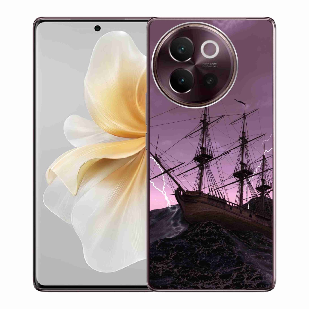 Gélový kryt mmCase na Vivo V40 Lite 5G - loď v búrke