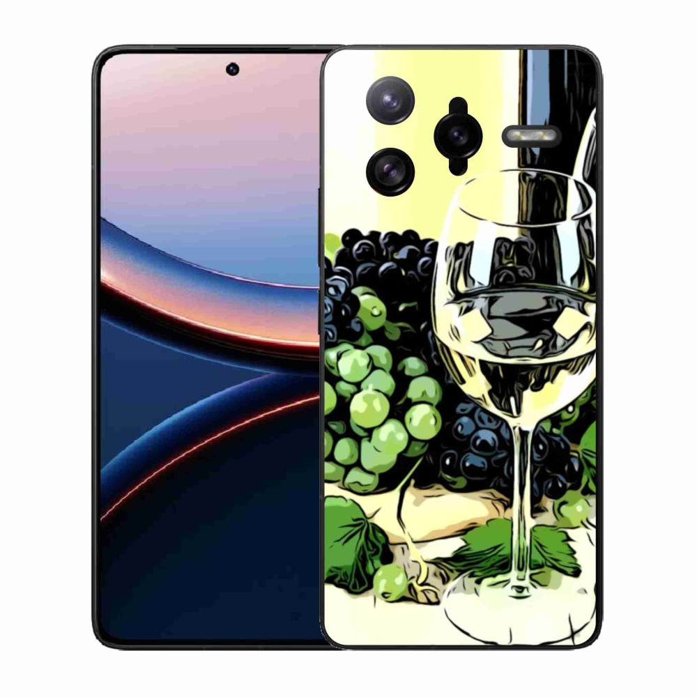 Gélový kryt mmCase na Xiaomi Poco F7 Ultra - pohár vína