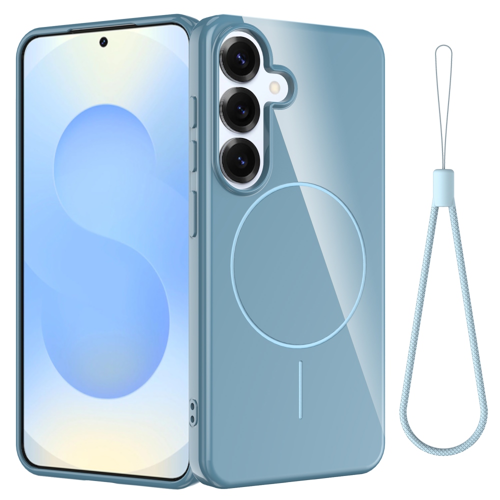 Carry gélový obal s MagSafe na Samsung Galaxy S25 FE - modrý