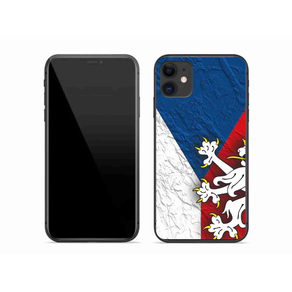 Gélový kryt mmCase na iPhone 11 - slovenská vlajka 1