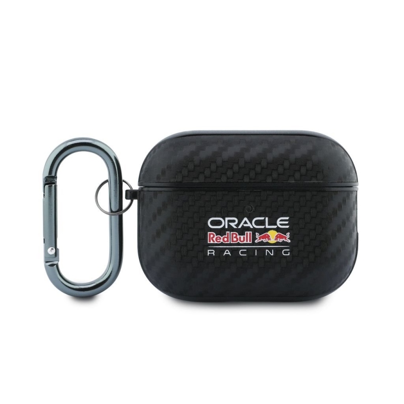 Red Bull PU karbónové puzdro pre AirPods Pro 3 Black