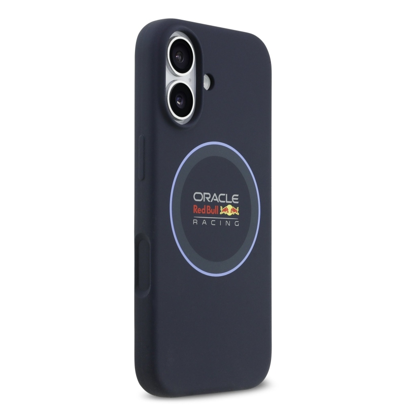 Red Bull Silikónový zadný kryt MagSafe Blue Ring pre iPhone 17 Navy