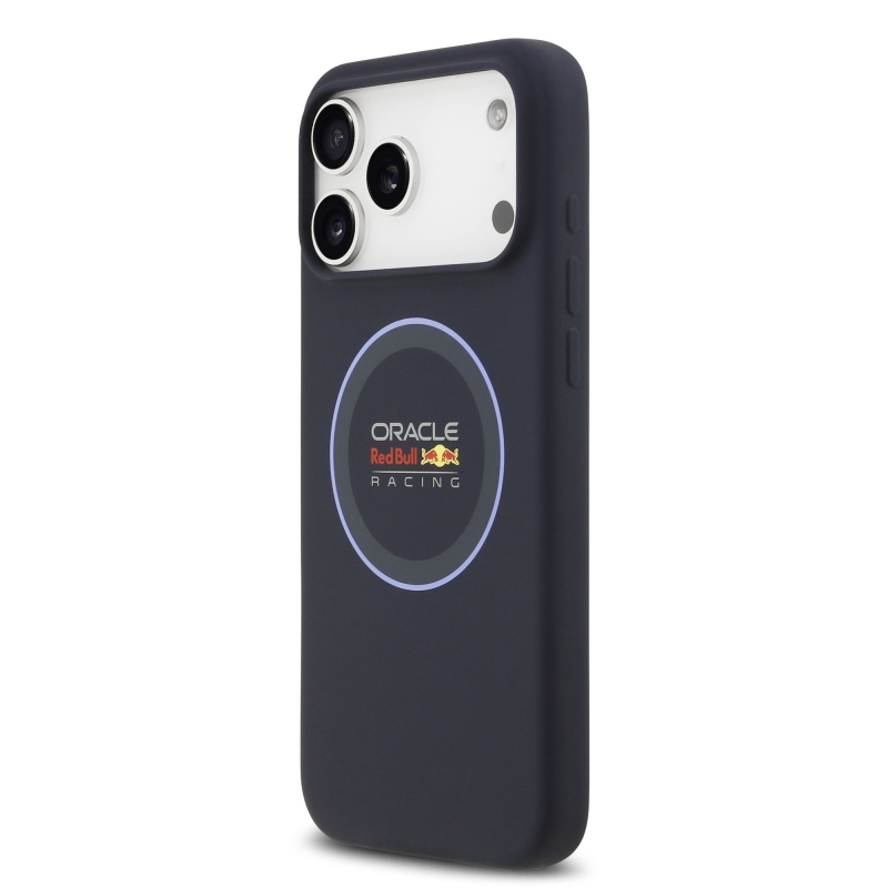 Red Bull Silikónový zadný kryt Blue Ring MagSafe pre iPhone 17 Pro Max Navy