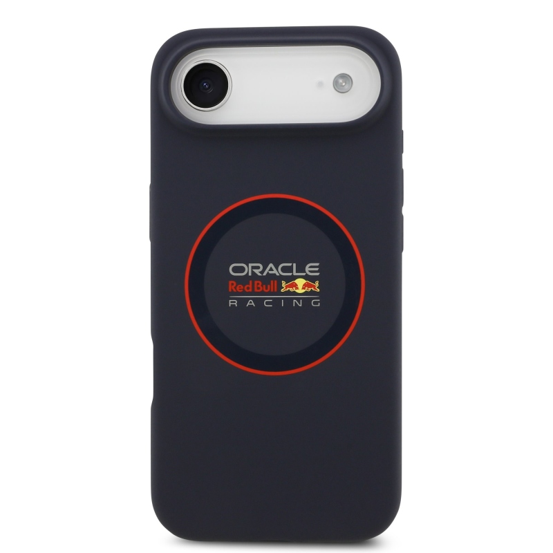 Red Bull Silikónový zadný kryt Red Ring MagSafe pre iPhone Air Navy