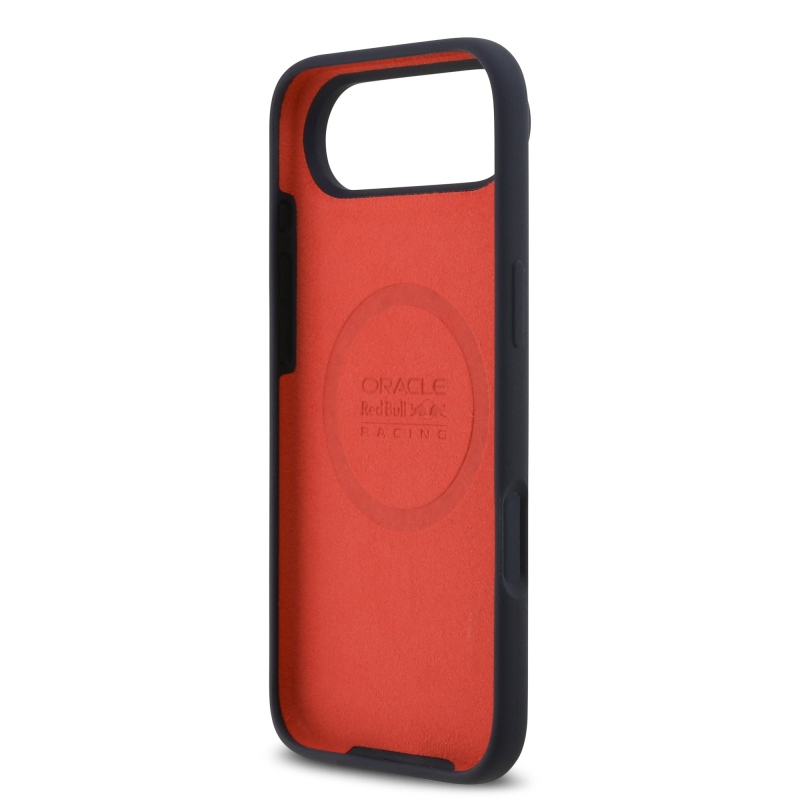 Red Bull Silikónový zadný kryt Red Ring MagSafe pre iPhone Air Navy