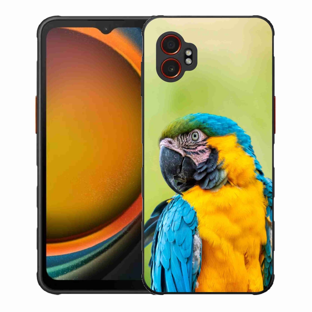Gélový kryt mmCase na Samsung Galaxy Xcover 7 Pro - papagáj ara 2