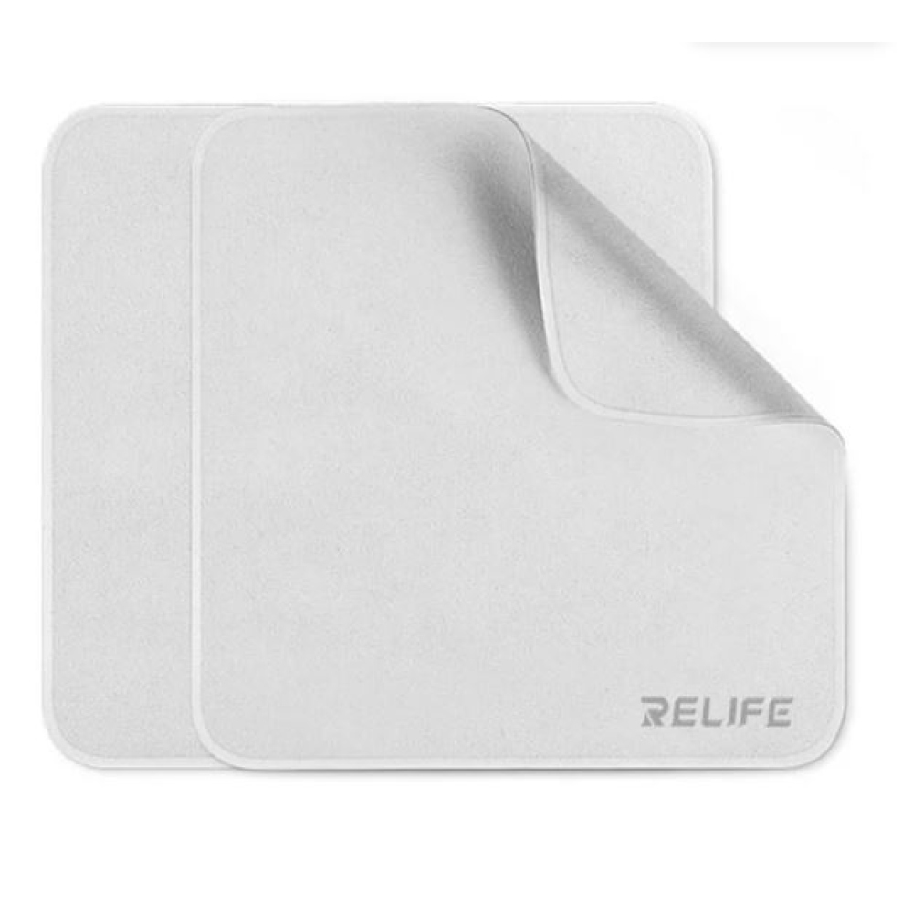 RELIFE čistiaca handrička na obrazovky z mikrovlákna (15,7 x 15,7cm) - šedá