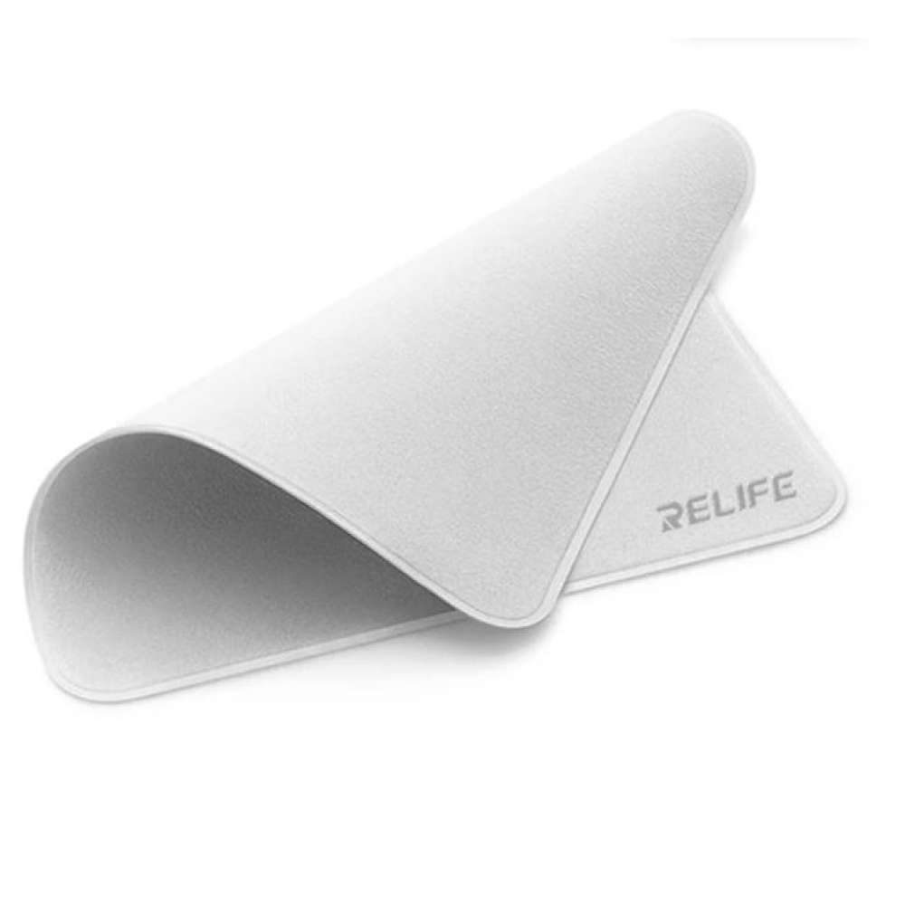 RELIFE čistiaca handrička na obrazovky z mikrovlákna (15,7 x 15,7cm) - šedá