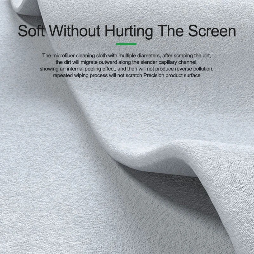 RELIFE čistiaca handrička na obrazovky z mikrovlákna (15,7 x 15,7cm) - šedá