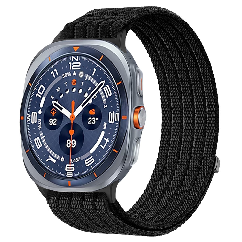 Reply nylonový remienok na Samsung Galaxy Watch Ultra (2025) 47mm - čierny