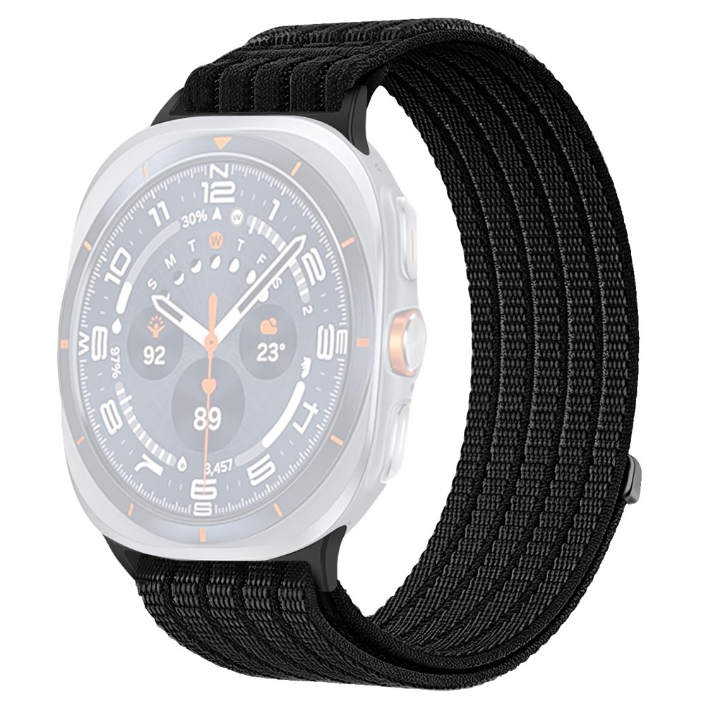 Reply nylonový remienok na Samsung Galaxy Watch Ultra (2025) 47mm - čierny