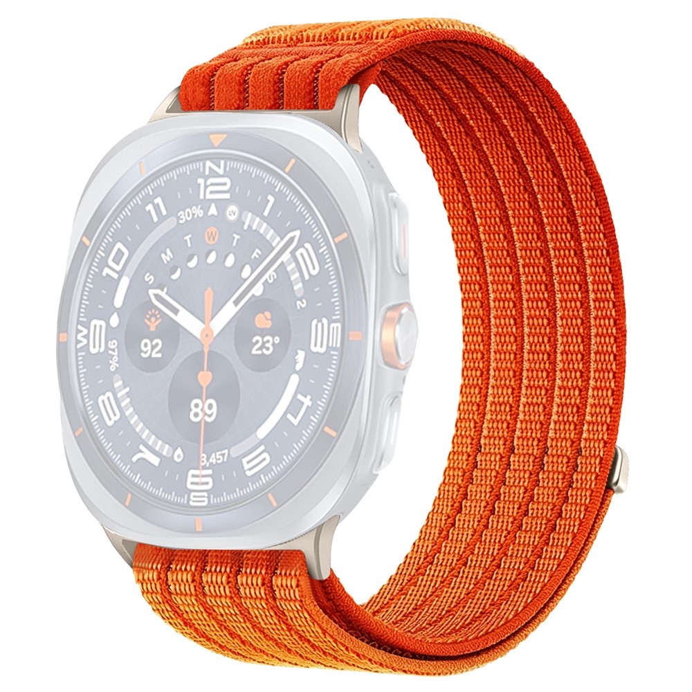 Reply nylonový remienok na Samsung Galaxy Watch Ultra (2025) 47mm - oranžový
