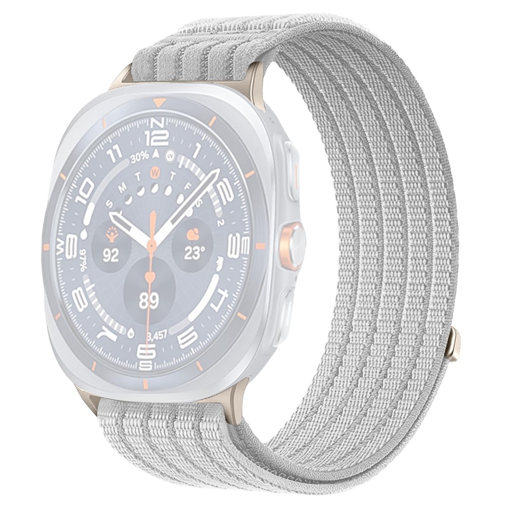 Reply nylonový remienok na Samsung Galaxy Watch Ultra (2025) 47mm - sivý
