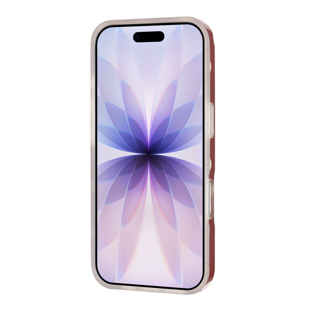 Retro Dot gélový obal na mobil iPhone 18 Pro Max/17 Pro Max - červený