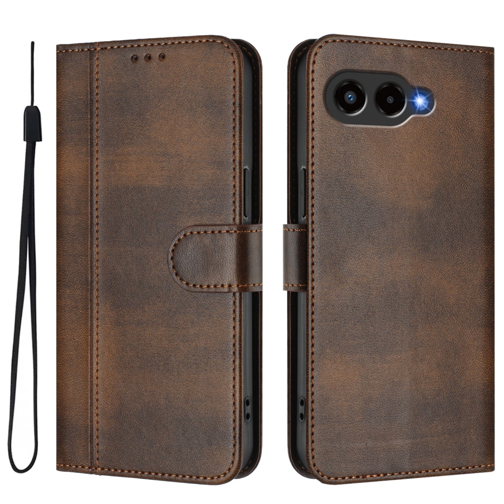 Retros knižkové puzdro na T-Mobile T Phone 3 - hnedé